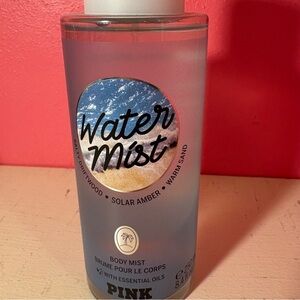 NEW PINK Victoria's Secret Water Mist Body Mist NWT 8.4 oz Amber Driftwood Sand